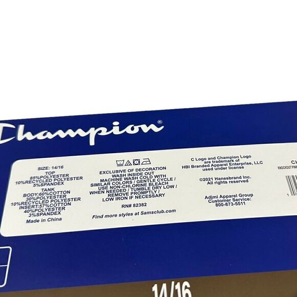 NWT Champion Girls 2-Pack Active Wear UPF 30 Moisture Wicking T-shirts Knockout - Picture 10 of 10